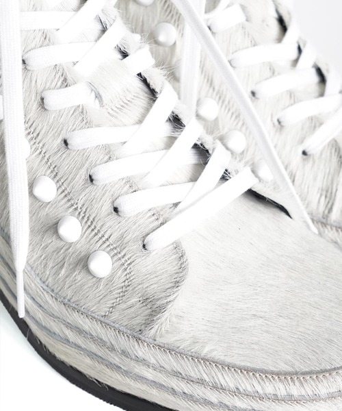 SHAREEF（シャリーフ）の「SNEAKER BOOTS（ブーツ・メンズ・ブラック/オフホワイト/ネイビー・2/1/3）」の16枚目の写真