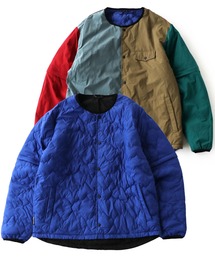 gym master | ＲＶマウンテンキルト２ＷＡＹノーカラーＪＫＴ(ノーカラージャケット)