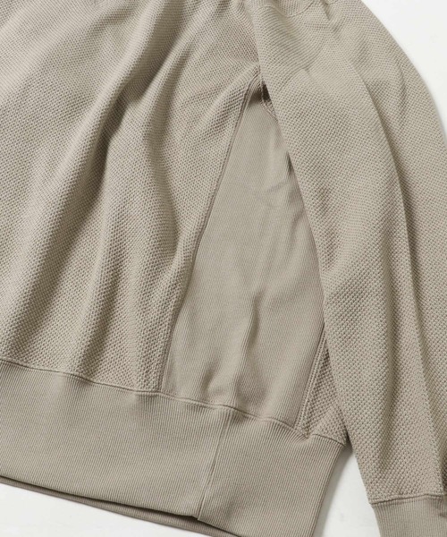 KRIFF MAYER（クリフメイヤー）の「ビッグピケクルー（スウェット・メンズ・ベージュ/ネイビー/オレンジ/グリーン/チャコール・SMALL/MEDIUM/LARGE/X-LARGE）」の10枚目の写真