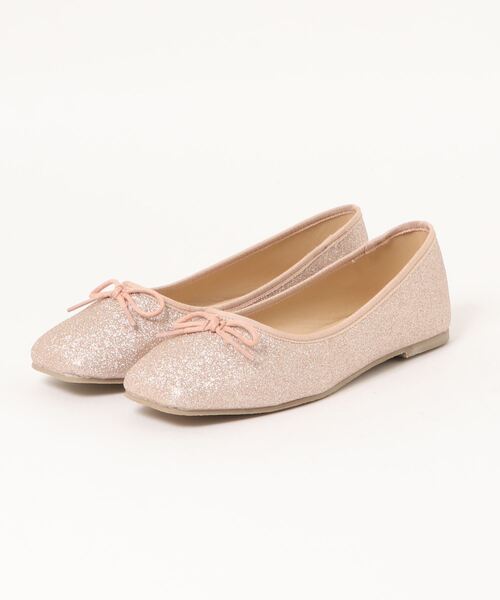 ems excite（エムズエキサイト）の「スクエアバレエシューズ（バレエシューズ・レディース・アニマル/アイボリー/ゴールド/ブラック・MEDIUM/LARGE）」の9枚目の写真