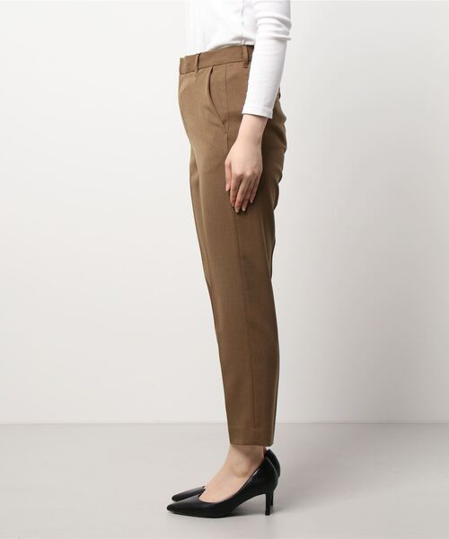 CLEARIMPRESSION （クリアインプレッション）の「TRツイル起毛テーパードパンツ（その他パンツ・レディース・オフホワイト/ベージュ/ブラウン/ブラック・5号/7号/9号/11号）」の6枚目の写真