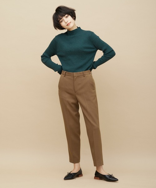CLEARIMPRESSION （クリアインプレッション）の「TRツイル起毛テーパードパンツ（その他パンツ・レディース・オフホワイト/ベージュ/ブラウン/ブラック・5号/7号/9号/11号）」の14枚目の写真