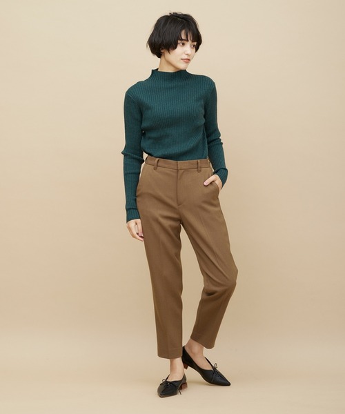 CLEARIMPRESSION （クリアインプレッション）の「TRツイル起毛テーパードパンツ（その他パンツ・レディース・オフホワイト/ベージュ/ブラウン/ブラック・5号/7号/9号/11号）」の15枚目の写真