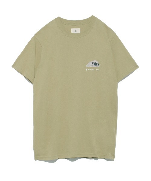 Snow Peak（スノーピーク）の「【emmi×SnowPeak】S/S T－SHIRT_emmi atelier（Tシャツ/カットソー・レディース・ホワイト/ブラウン/アイボリー・M/L）」の17枚目の写真