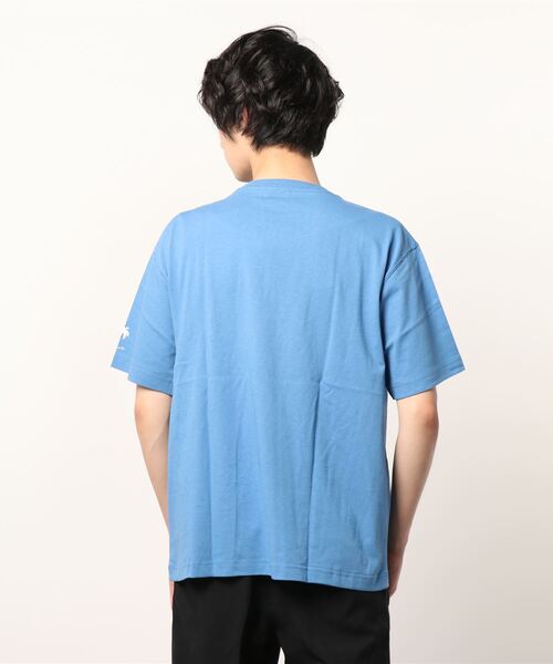 ALWAYS GOOD TIME(オルウェイズグッドタイム)の「【QUE/キュー】USAコットン ボックスロゴプリントTシャツ(Tシャツ/カットソー・メンズ・ホワイト/ブラック/グレー/サックスブルー/ピンク/イエロー/ブルー・M/L/XL)」の9枚目の写真