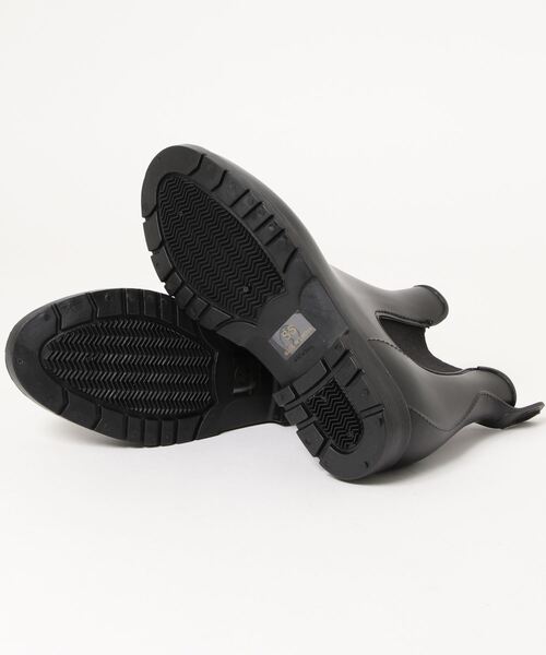 NOFALL(ノーフォール)の「ショートレインブーツ(レインシューズ・レディース・ブラック/ダークブラウン・LL/SS/S/M/L/3L)」の3枚目の写真