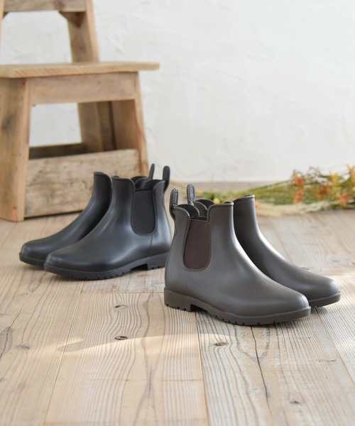 NOFALL(ノーフォール)の「ショートレインブーツ(レインシューズ・レディース・ブラック/ダークブラウン・LL/SS/S/M/L/3L)」の20枚目の写真