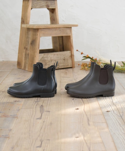 NOFALL(ノーフォール)の「ショートレインブーツ(レインシューズ・レディース・ブラック/ダークブラウン・LL/SS/S/M/L/3L)」の15枚目の写真