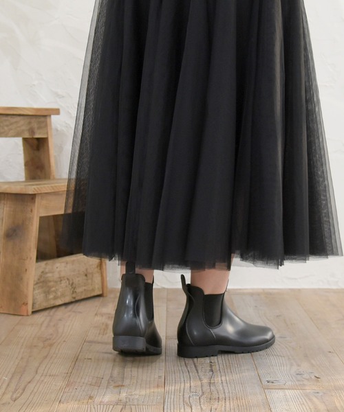 NOFALL(ノーフォール)の「ショートレインブーツ(レインシューズ・レディース・ブラック/ダークブラウン・LL/SS/S/M/L/3L)」の13枚目の写真