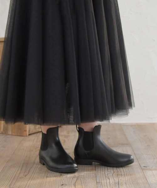 NOFALL(ノーフォール)の「ショートレインブーツ(レインシューズ・レディース・ブラック/ダークブラウン・LL/SS/S/M/L/3L)」の11枚目の写真