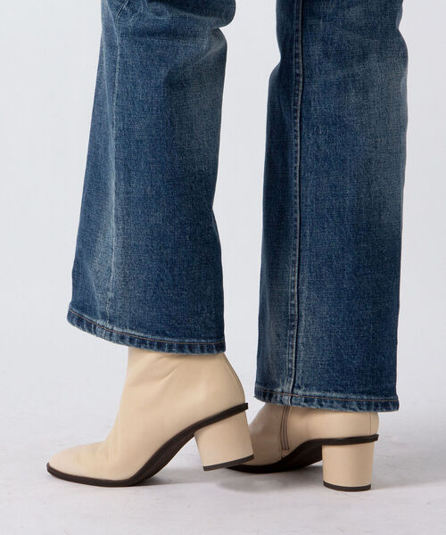 MARIAN（マリアン）の「【MARIAN/ マリアン】ラウンドヒールブーツ（ブーツ・レディース・オフホワイト/ブラック/キャメル・36/37/38）」の2枚目の写真