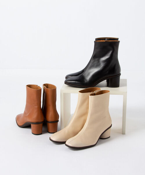 MARIAN（マリアン）の「【MARIAN/ マリアン】ラウンドヒールブーツ（ブーツ・レディース・オフホワイト/ブラック/キャメル・36/37/38）」の7枚目の写真