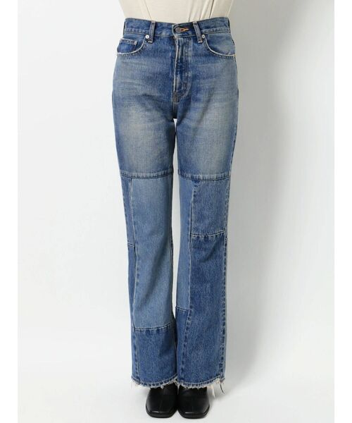 Ungrid(アングリッド)の「ハイウエストリメイクフレアデニム(デニムパンツ・レディース・ブルー・24inch/25inch/26inch)」の15枚目の写真