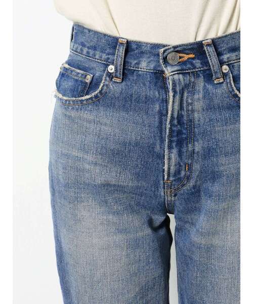 Ungrid(アングリッド)の「ハイウエストリメイクフレアデニム(デニムパンツ・レディース・ブルー・24inch/25inch/26inch)」の3枚目の写真