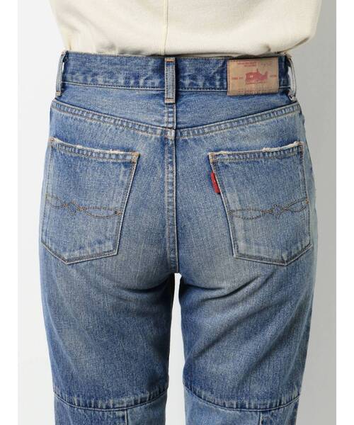 Ungrid(アングリッド)の「ハイウエストリメイクフレアデニム(デニムパンツ・レディース・ブルー・24inch/25inch/26inch)」の11枚目の写真