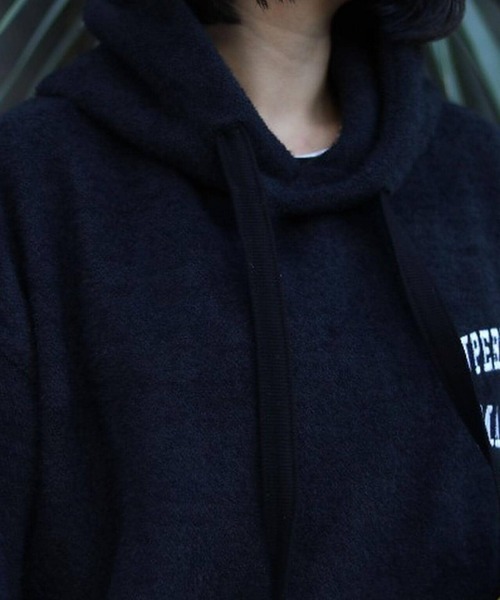 SUPERTHANKS(スーパーサンクス)の「【別注】SUPERTHANKS/スーパーサンクス/ボアプルパーカー(パーカー・メンズ・ホワイト/ブラック/グレー・SMALL/MEDIUM)」の6枚目の写真