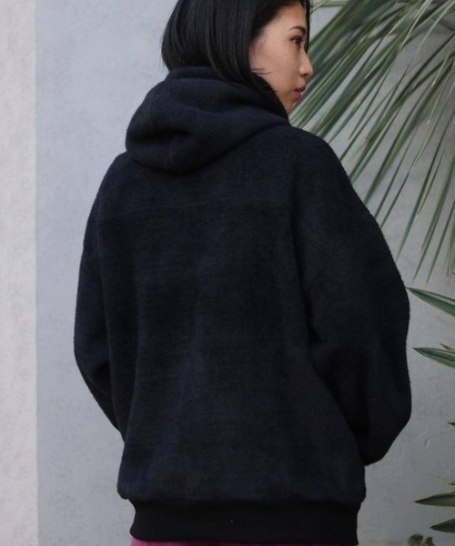 SUPERTHANKS(スーパーサンクス)の「【別注】SUPERTHANKS/スーパーサンクス/ボアプルパーカー(パーカー・メンズ・ホワイト/ブラック/グレー・SMALL/MEDIUM)」の7枚目の写真