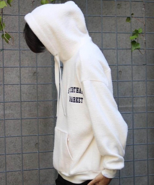 SUPERTHANKS(スーパーサンクス)の「【別注】SUPERTHANKS/スーパーサンクス/ボアプルパーカー(パーカー・メンズ・ホワイト/ブラック/グレー・SMALL/MEDIUM)」の12枚目の写真