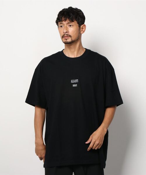 ALLSAINTS(オールセインツ)の「DIXON CREW T-SHIRT | DIXON クルー Tシャツ(Tシャツ/カットソー・メンズ・ブラック・XS/S/M/L)」の7枚目の写真