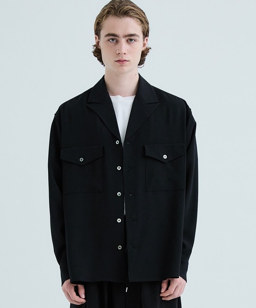 LITTLEBIG（リトルビッグ）の「【LITTLEBIG/リトルビック】STUDIOUS別注 SHIRT（シャツ/ブラウス・メンズ・ブラック/ダークグレー・46/44）」の8枚目の写真