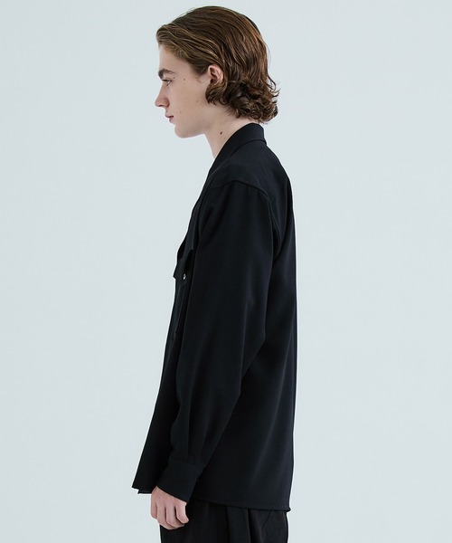 LITTLEBIG（リトルビッグ）の「【LITTLEBIG/リトルビック】STUDIOUS別注 SHIRT（シャツ/ブラウス・メンズ・ブラック/ダークグレー・46/44）」の10枚目の写真