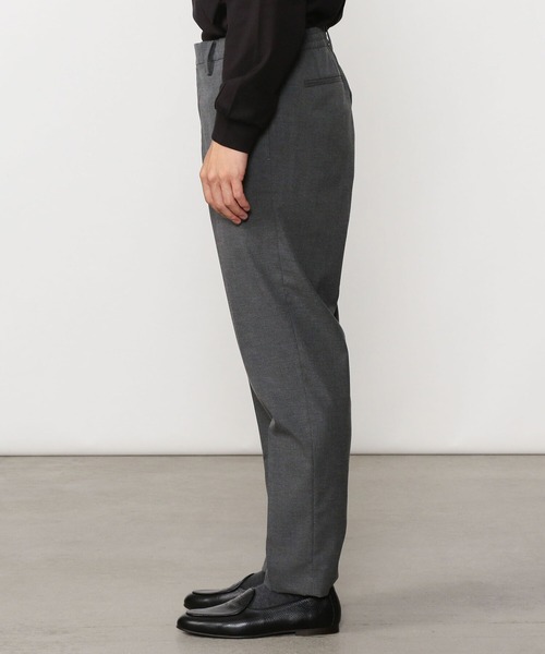 Bshop MORRIS & SONS ダークグレー スラックス MORRIS&SONSのイージースラックスは上品でスマートなオススメ