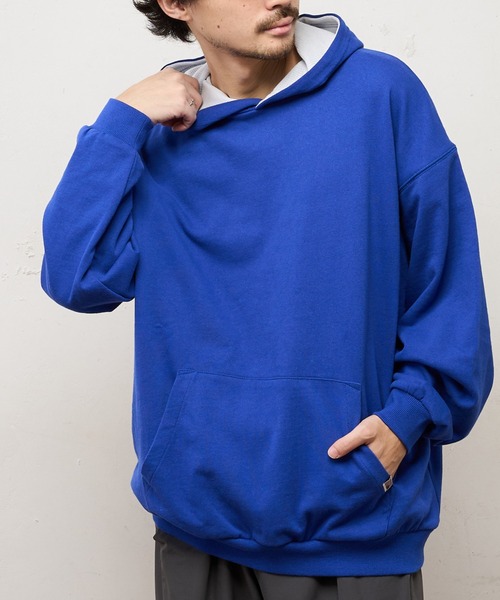 CIAOPANIC TYPY（チャオパニックティピー）の「バックサーマル プルパーカー（パーカー・メンズ・ブラック/オフホワイト/ブルー・S/M/L）」の3枚目の写真