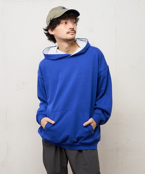 CIAOPANIC TYPY（チャオパニックティピー）の「バックサーマル プルパーカー（パーカー・メンズ・ブラック/オフホワイト/ブルー・S/M/L）」の9枚目の写真