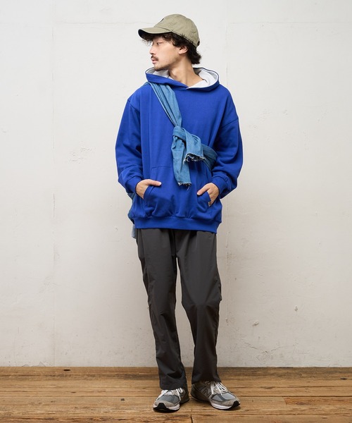 CIAOPANIC TYPY（チャオパニックティピー）の「バックサーマル プルパーカー（パーカー・メンズ・ブラック/オフホワイト/ブルー・S/M/L）」の12枚目の写真