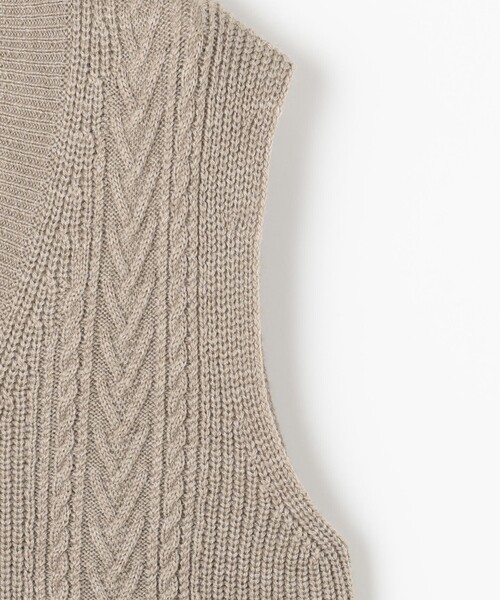 J.PRESS Ladies(J.プレス レディス)の「【洗える】WOOL ACRYLIC ニットベスト(ベスト・レディース・ワイン系/ベージュ系/ライトグレー系・SMALL)」の16枚目の写真