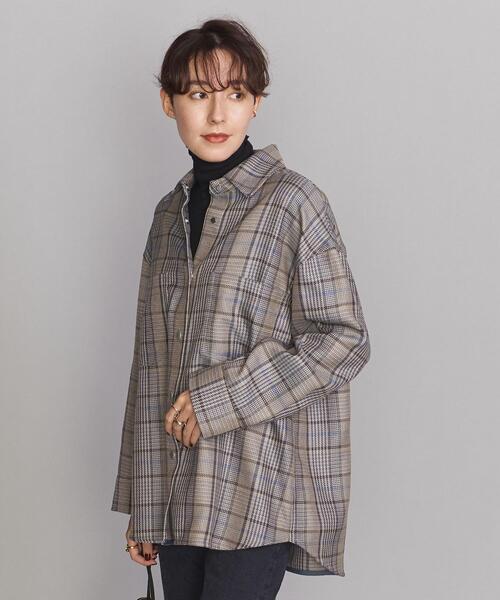 BEAUTY&YOUTH UNITED ARROWS チェックビッグシャツ BEAUTY&YOUTH UNITED ARROWS（ビューティーアンドユースユナイテッド