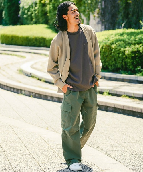 HINSON（ヒンソン）の「【HINSON×BAYFLOW】カーゴパンツ（その他パンツ・メンズ・カーキ/ブラック・LARGE/MEDIUM）」の4枚目の写真