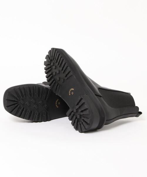 one way（ワンウェイ）の「【oneway】サイドゴアスクエアショートブーツ（ブーツ・レディース・ブラック・S/M/L）」の3枚目の写真