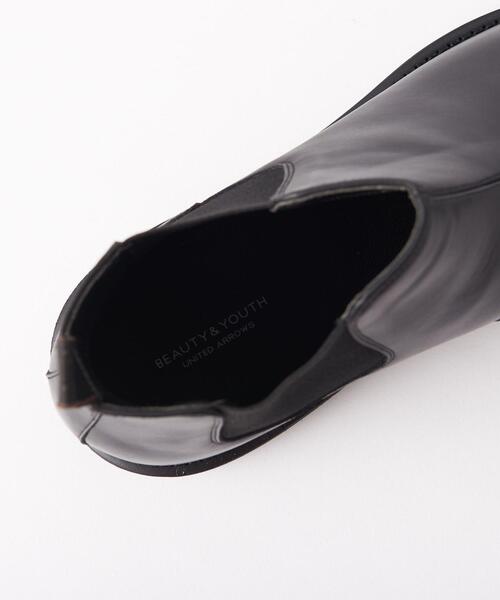BEAUTY&YOUTH UNITED ARROWS（ビューティーアンドユースユナイテッドアローズ）の「【WEB限定】 by リサイクルレザー サイドゴア ブーツ（ブーツ・メンズ・ブラック・8/10/9/7）」の3枚目の写真