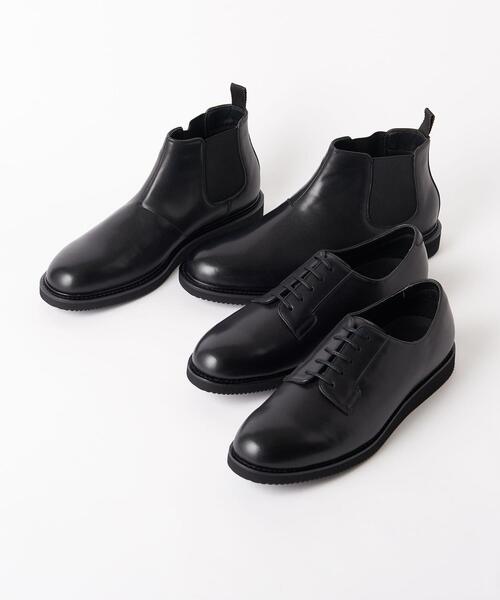 BEAUTY&YOUTH UNITED ARROWS（ビューティーアンドユースユナイテッドアローズ）の「【WEB限定】 by リサイクルレザー サイドゴア ブーツ（ブーツ・メンズ・ブラック・8/10/9/7）」の14枚目の写真