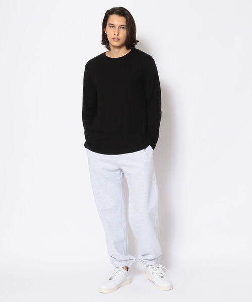 LOS ANGELES APPAREL（ロサンゼルスアパレル）の「LA APPAREL / ロサンゼルスアパレル　 HEAVY FLEECE SWEAT PANTS ヘビーフリーススウェットパンツ（スウェットパンツ・メンズ・ライトグレー/ブラック・MEDIUM/LARGE）」の9枚目の写真