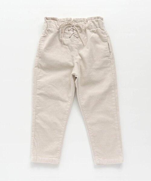 apres les cours（アプレレクール）の「ウエストリボンコーデュロイパンツ（その他パンツ・キッズ・アイボリー/ラベンダー/ベージュ/ブラウン・130/80/110/90/140/120/100）」の2枚目の写真