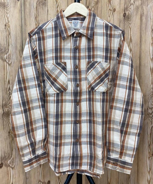 AVIREX（アヴィレックス）の「デイリーコットンフランネル ワークシャツ（シャツ/ブラウス・メンズ・ブラック/カーキ/サックスブルー/レッド/グリーン/ネイビー・M/L/XXL/XL）」の3枚目の写真