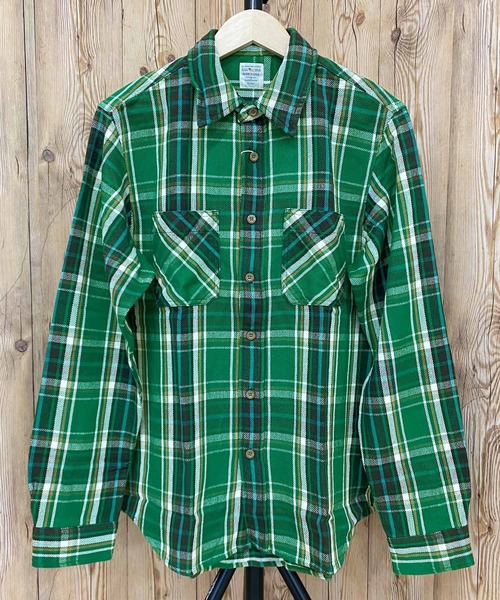 【セール】デイリーコットンフランネル ワークシャツ（シャツ/ブラウス）｜AVIREX（アヴィレックス）