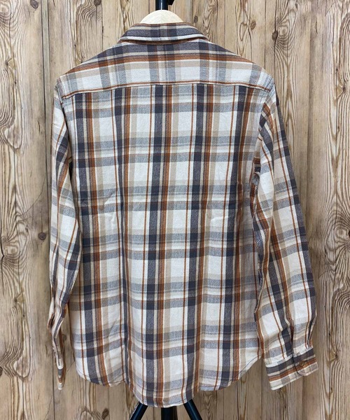 AVIREX（アヴィレックス）の「デイリーコットンフランネル ワークシャツ（シャツ/ブラウス・メンズ・ブラック/カーキ/サックスブルー/レッド/グリーン/ネイビー・M/L/XXL/XL）」の14枚目の写真