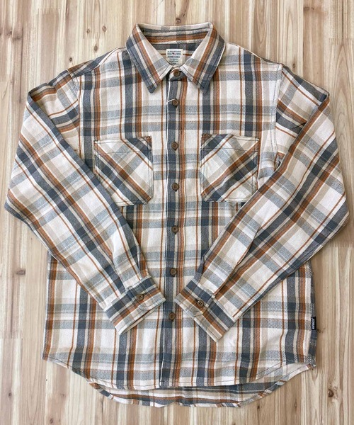 AVIREX（アヴィレックス）の「デイリーコットンフランネル ワークシャツ（シャツ/ブラウス・メンズ・ブラック/カーキ/サックスブルー/レッド/グリーン/ネイビー・M/L/XXL/XL）」の18枚目の写真