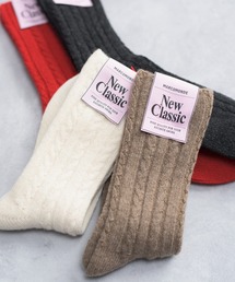 And A | MARCOMONDE マルコモンド / wholegarment wool socks ホールガーメント ウールソックス / 10GWGW2-20C(ソックス/靴下)