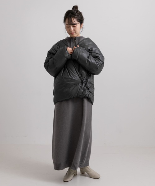 LAATO(ラート)の「MERRY SET DOWN JACKET(ダウンジャケット/コート・レディース・ベージュ/オフホワイト/チャコールグレー・FREE)」の20枚目の写真