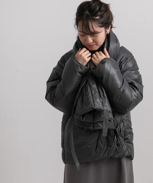 LAATO(ラート)の「MERRY SET DOWN JACKET(ダウンジャケット/コート・レディース・ベージュ/オフホワイト/チャコールグレー・FREE)」の21枚目の写真