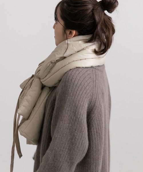 LAATO(ラート)の「MERRY SET DOWN JACKET(ダウンジャケット/コート・レディース・ベージュ/オフホワイト/チャコールグレー・FREE)」の6枚目の写真