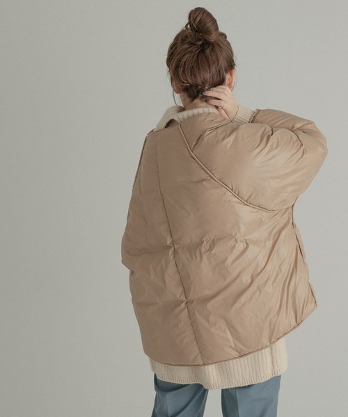 LAATO(ラート)の「MERRY SET DOWN JACKET(ダウンジャケット/コート・レディース・ベージュ/オフホワイト/チャコールグレー・FREE)」の10枚目の写真