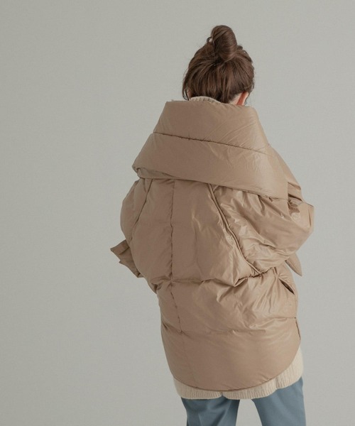 LAATO(ラート)の「MERRY SET DOWN JACKET(ダウンジャケット/コート・レディース・ベージュ/オフホワイト/チャコールグレー・FREE)」の13枚目の写真