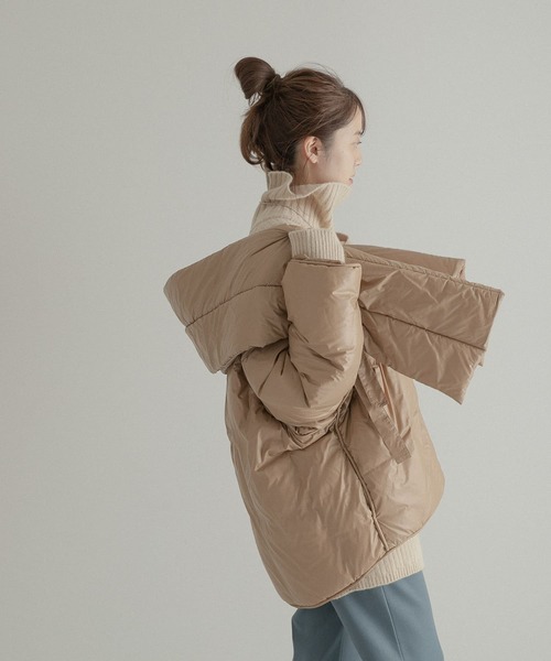 LAATO(ラート)の「MERRY SET DOWN JACKET(ダウンジャケット/コート・レディース・ベージュ/オフホワイト/チャコールグレー・FREE)」の15枚目の写真