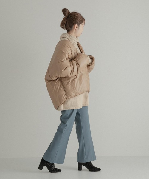 LAATO(ラート)の「MERRY SET DOWN JACKET(ダウンジャケット/コート・レディース・ベージュ/オフホワイト/チャコールグレー・FREE)」の18枚目の写真