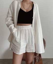 Relax linen short パンツ
